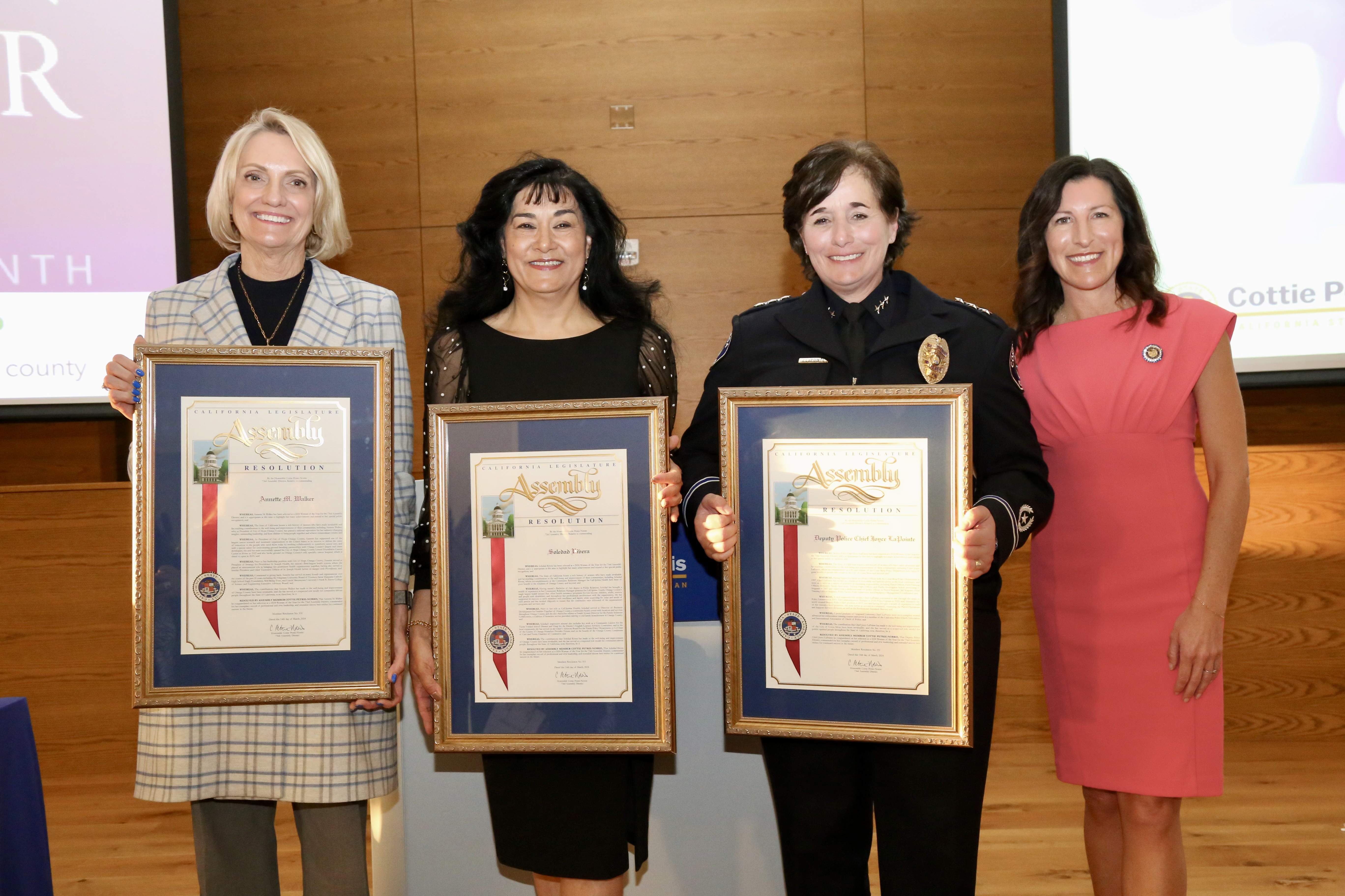 Three Inspiring Orange County Leaders Honored as 2024 Women of the Year